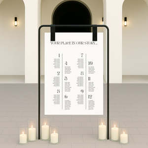 Erina - Wedding Seating Chart