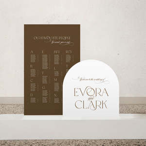 All: Evora - Wedding Signage Package