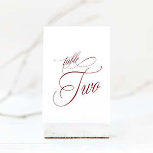 All: Victoria - Table Number Set