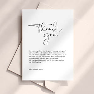 Daisy Wedding Invitations: Daisy - Thank You Cards