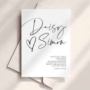Daisy Wedding Invitations: Daisy - Wedding Invitation