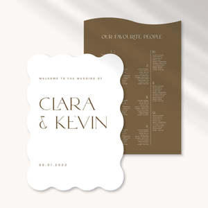 Clara Wedding Invitations: Clara - Wedding Signage Package