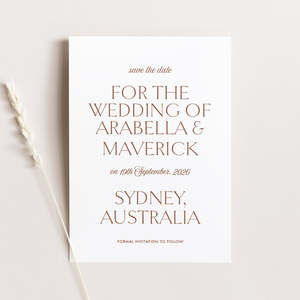 Arabella - Save the Dates