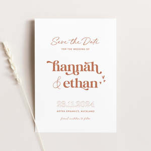 Save The Dates: Hannah - Save the Dates