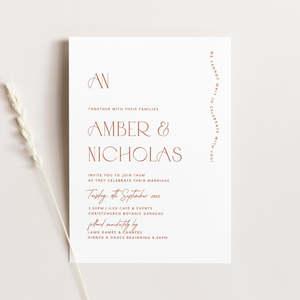 Amber Wedding Invitations: Amber - Wedding Invitation