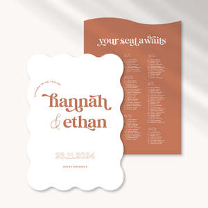 Hannah Wedding Invitations: Hannah - Wedding Signage Package