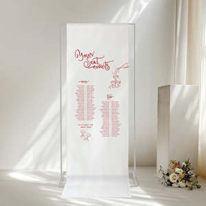 Georgie Wedding Invitations: Georgie - Linen Seating Chart