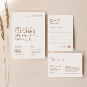Diy Wedding Invitation Ideas: Arabella - Wedding Invitation Suite
