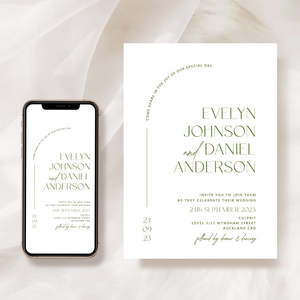 Diy Modern Wedding Invitations: Autumn Wedding Invites