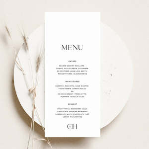 Cleo - Wedding Menu Cards