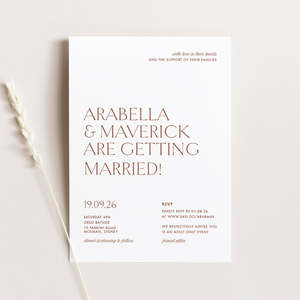 Arabella - Wedding Invitation