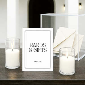 Elegant Wedding Invitations Stationery: Erina - Wedding Cards & Gifts Sign
