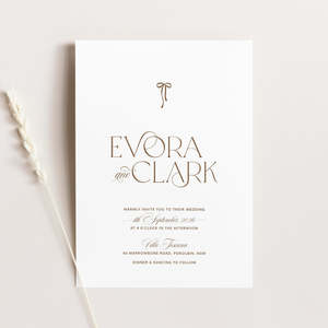 Evora - Wedding Invitation