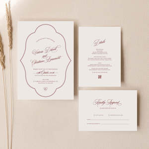 Victoria - Wedding Invitation Suite