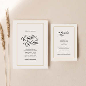 Estelle - Wedding Invitation Set