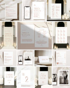 All: 14 Chic Wedding Invitation & Signage Templates