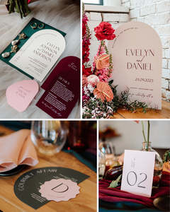 10 Minimal Wedding Invitation & Signage Templates