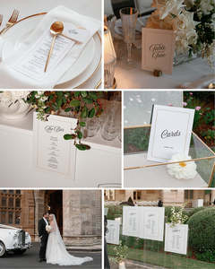 All: 10 Elegant Wedding Invitation & Signage Templates