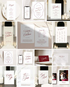 14 Timeless Wedding Invitation & Signage Templates