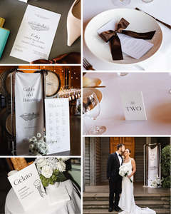 10 Simple Wedding Invitation & Signage Templates