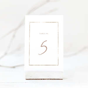 Wedding Table Number Cards: Boho Wedding Table Number Card Template