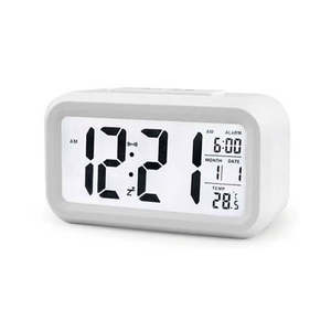 White Digital Alarm Clock