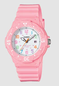 Youth Watches: Ladies/Childs Pink Analogue Casio Watch LRW200H-4B2