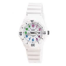 Youth Watches: Ladies/Childs White Casio Analogue Watch LRW200H-7B
