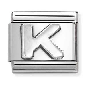 Nomination Composable 330113/11 Letter K Silver
