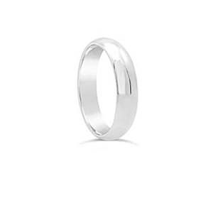 Sterling Silver Plain 5mm Band