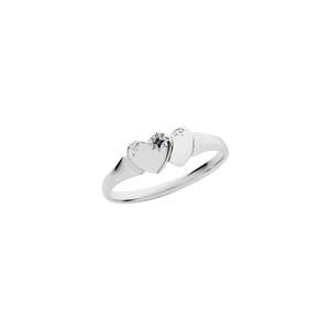 Sterling Silver Signet Ring With Blue Stone