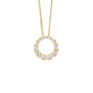 Ladies Ellani Circle Necklace P905G