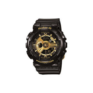 Baby G: Black & Gold Baby G Watch