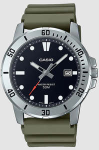 Casio: Mens Casio Analaogue Watch MTP-VD01-3EVUDF
