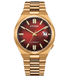 Mens Citizen Automatic Rose Gold With Red Face NJ0153-82X