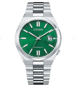 Mens Citizen Automatic Watch With Green Face NJ0150-81X