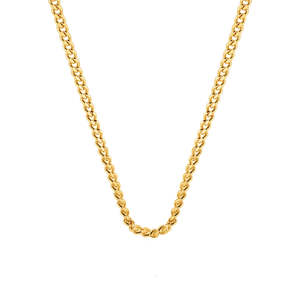 Christmas 2022 Collection: 9Ct Yellow Gold 45Cm Curb Chain