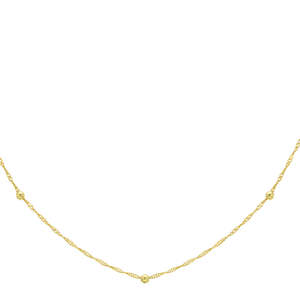 Mothers Day 2023: 9Ct Yellow Gold Ball And Twist Chain