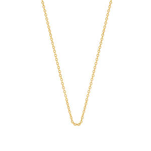 Mothers Day 2023: 9Ct Yellow Gold 45Cm Cable Link Chain