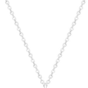 Sterling Silver Brilliant Trace Chain 45cm