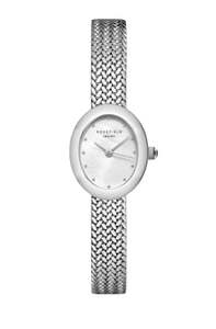 Rosefield: Ladies Silver Rosefield Mini Oval Mother Of Pearl Dial MWSMW-M05