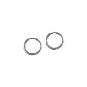 Earrings: FV Hoops Silver 16mm Thin Huggies