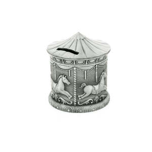 Pewter Carousel Money Box MT6296