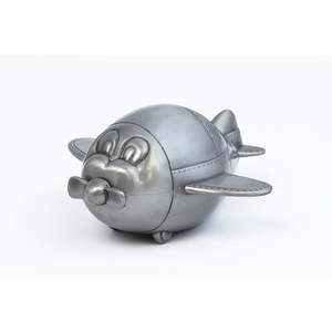 Childrens Jewellery: Pewter Plane Money Box MT8611