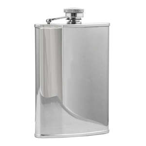 Shiny Finish Stainless Steel 8oz Hip Flask