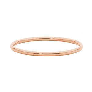 Ellani Stainless Steel Rose Gold Plated Bangle SB213R-68
