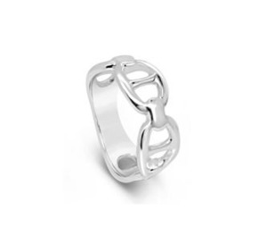 Sterling Silver Chain Link Ring