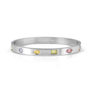 Bracelets Bangles: Nomination Pretty Bangles With Coloured Cz 029532/005