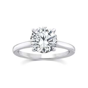Diamond Rings: 9ct White Gold Solitaire Lab Grown Diamond Ring 2..09ct Tdw