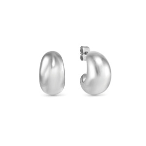 Fashion Jewellery: Nominmation Ecclettica Earring 134314/001 Stainless Steel Small Moon Studs